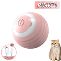 Rechargeable Smart Interactive Rolling Ball for Cats | Automatic Mouse Imitation Toy with Faux Tail